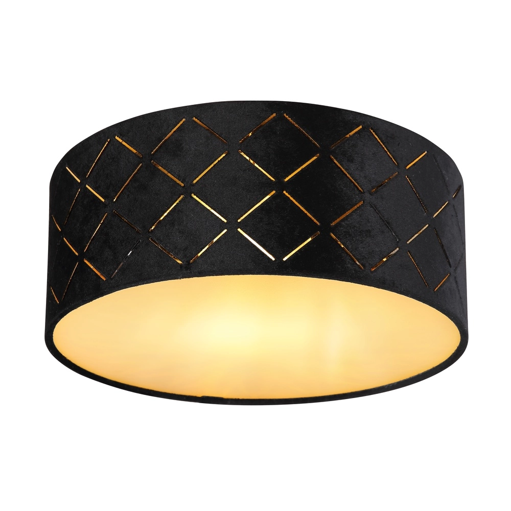 Lampe de plafond Sunna Ø 26cm noir