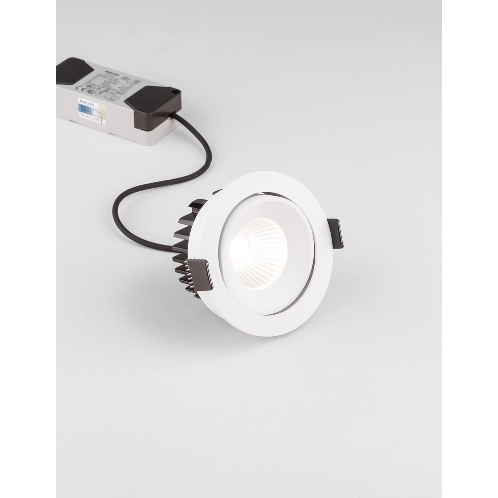 Spot encastrable blanc Blade Ø 9cm orientable Lyora 5212017418562