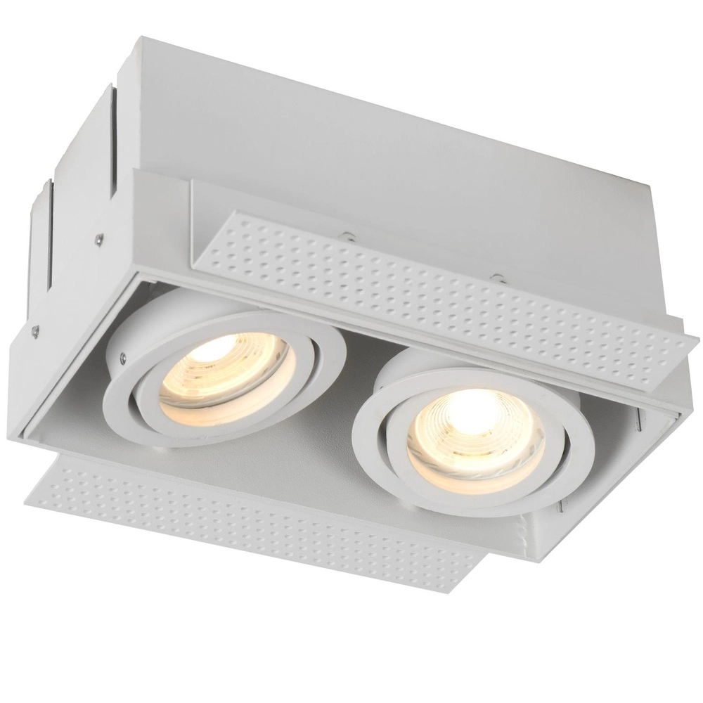 Projecteur encastré élégant Trimless Double blanc Lucide 5411212092243