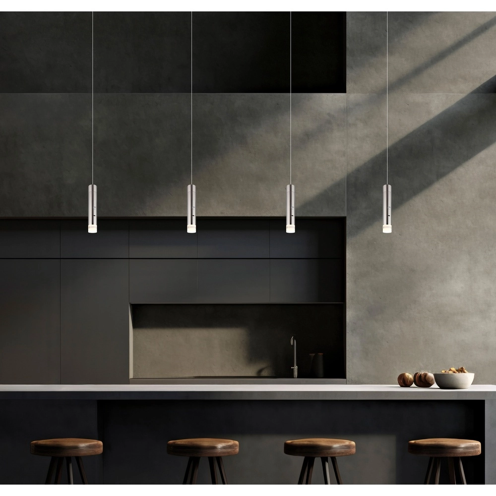 Lampe suspendue élégante Pelo nickel Globo 9007371575824