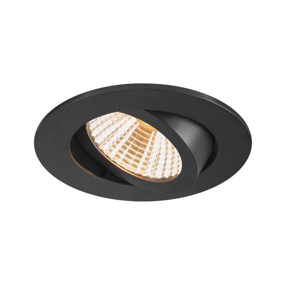 Spot LED rond New Tria Uni noir - CCT - 600lm - 38g SLV 4024163277334
