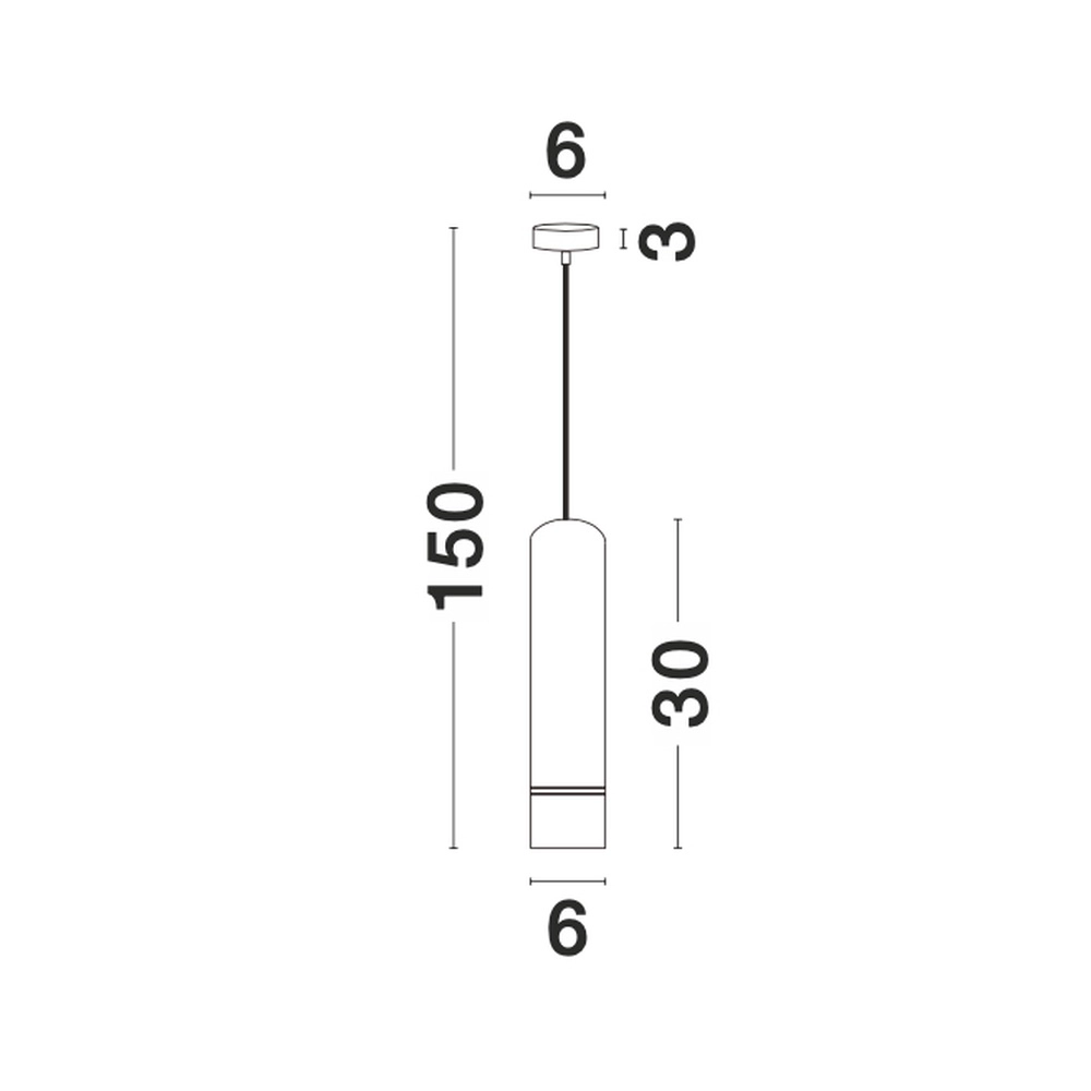 Suspension design Esca blanc Lyora 5212017421067