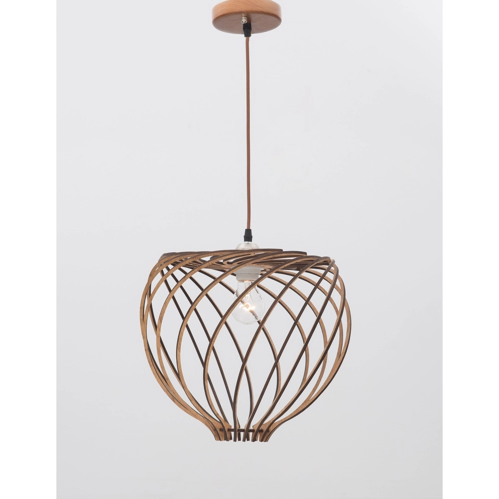 Suspension en bois Adana Ø 35cm Lyora 5212017424952