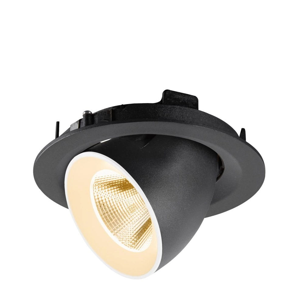 Spot encastré Numinos Gimble M noir/blanc 2700K - 20 deg SLV 4024163312127