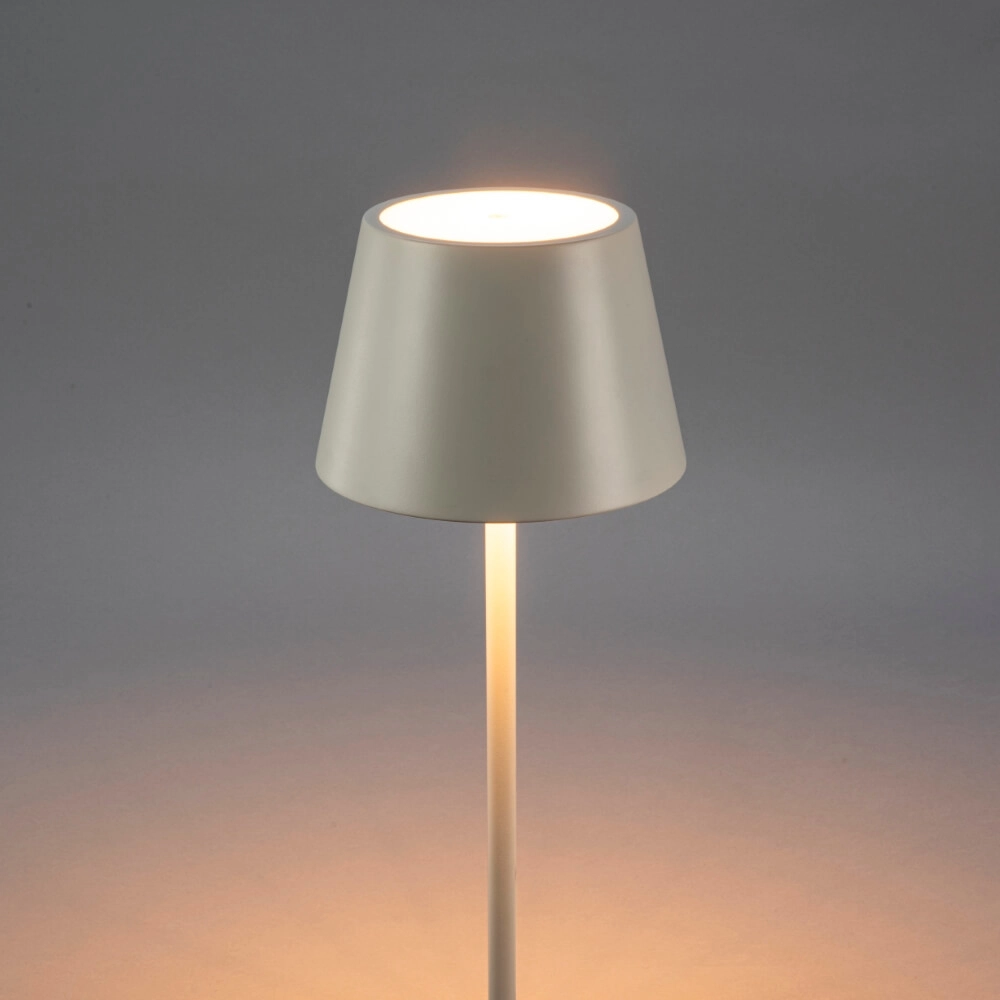 Lampadaire rechargeable Pomezia Medium blanc KonstSmide 7318307841251