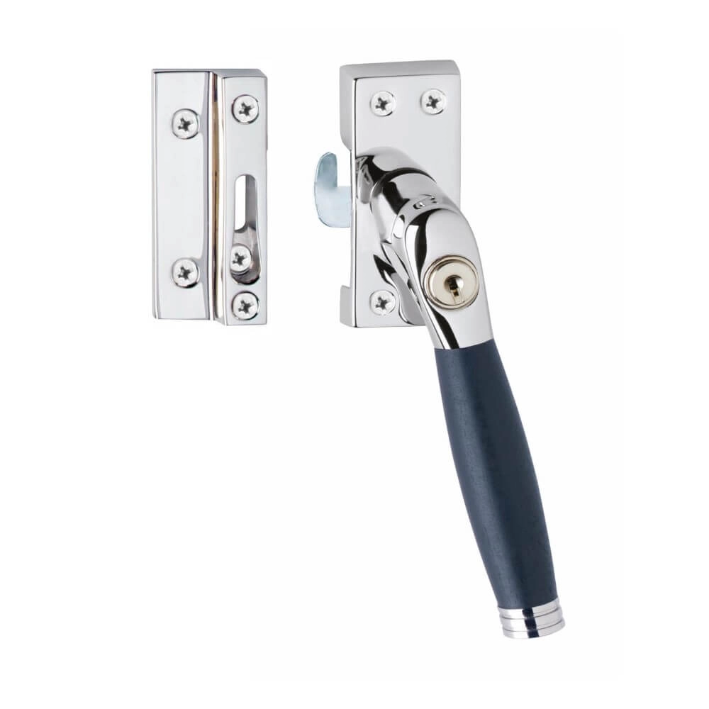 Fermeture de fenêtre Ton 222 Chrome droit verrouillable Fermeture de fenêtre Ton 222 Chrome droit verrouillable