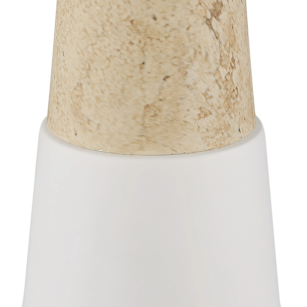 Lampe de table unique Paulin brun sable Globo 9007371566709