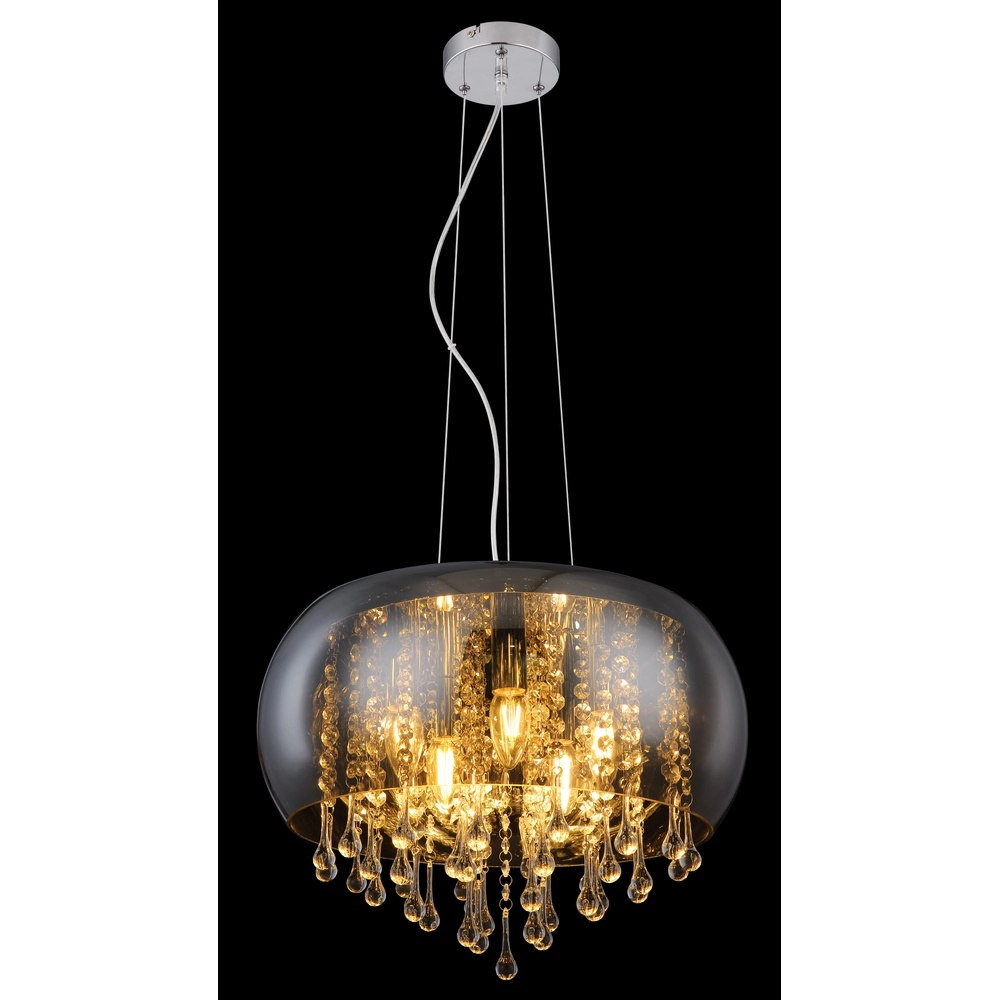 Lampe suspendue Kalla Ø chrome 44cm Globo 9007371412938