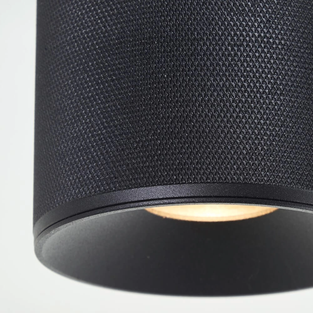 Spot en saillie Marty rond noir Ø 10cm Brilliant 4004353438301