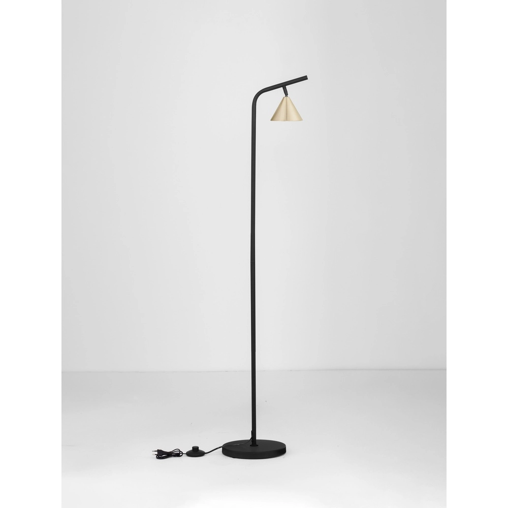 Lampadaire Conico noir avec or Lampadaire Conico noir avec or