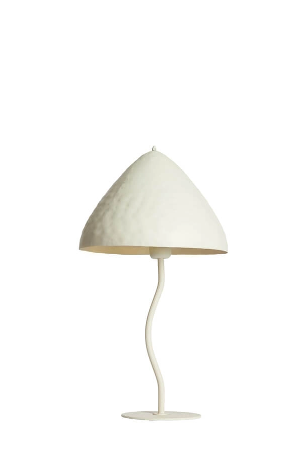 Lampe de table Elimo Ø 25cm x 50cm blanc Light & Living 8717807705176