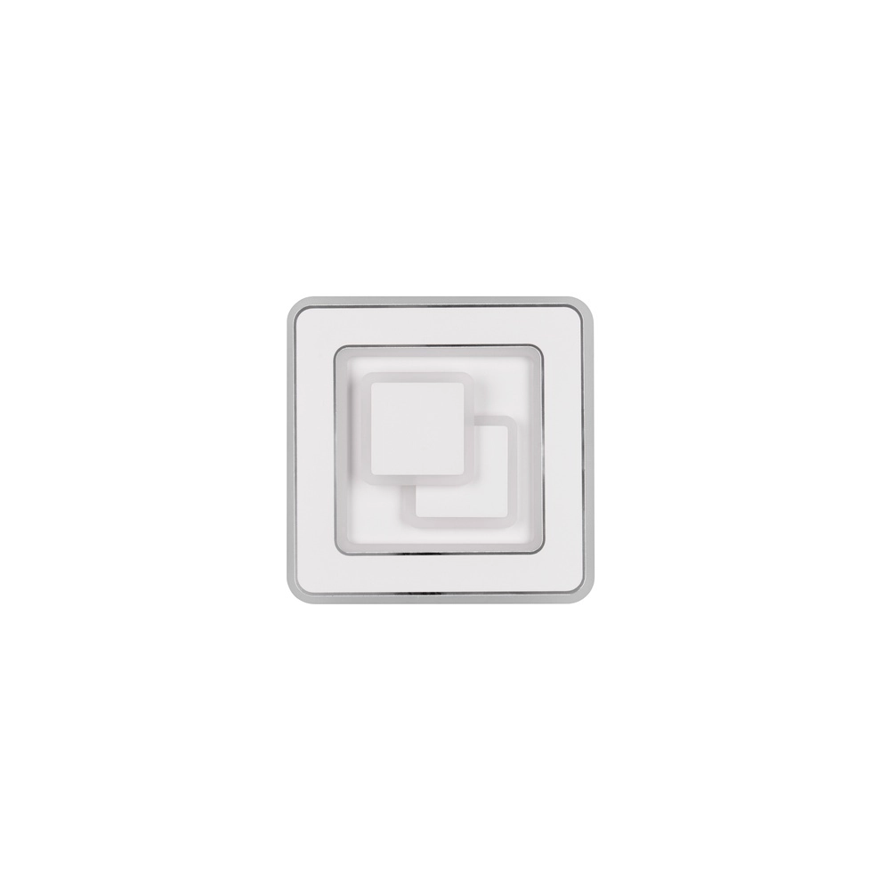 Lampe de plafond Tamaro Carré blanc Trio 4017807704396