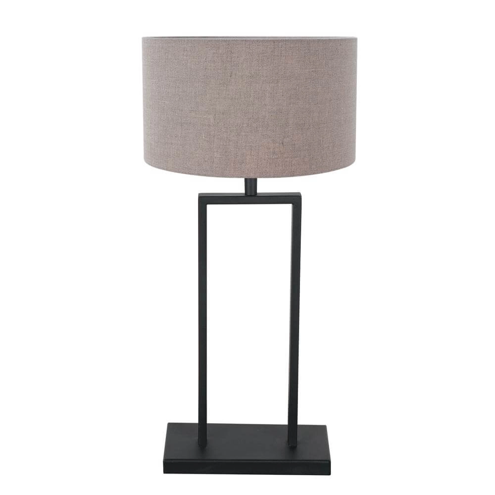 Lampe de table 55cm Stang avec capot gris Steinhauer 8712746173987