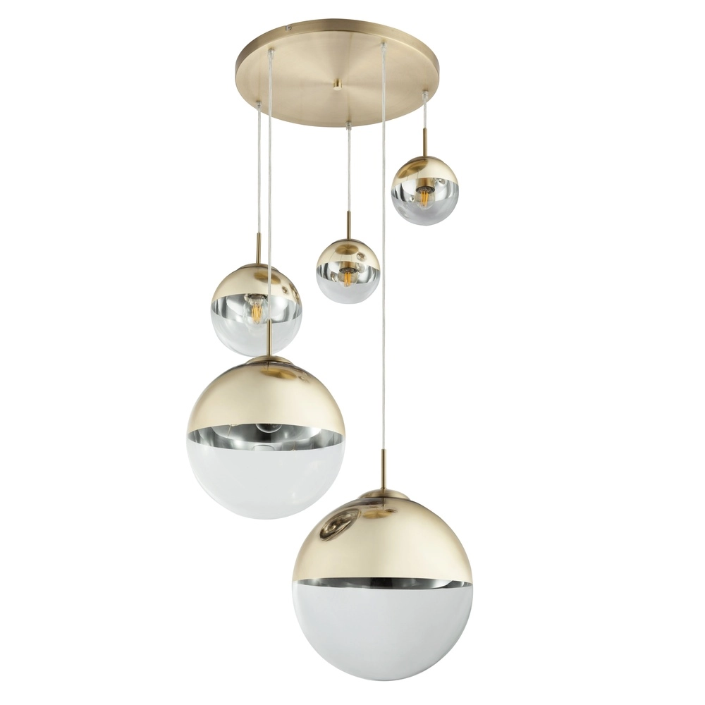 Lampe suspendue à 5 lumières Varus Or Globo 9007371377466