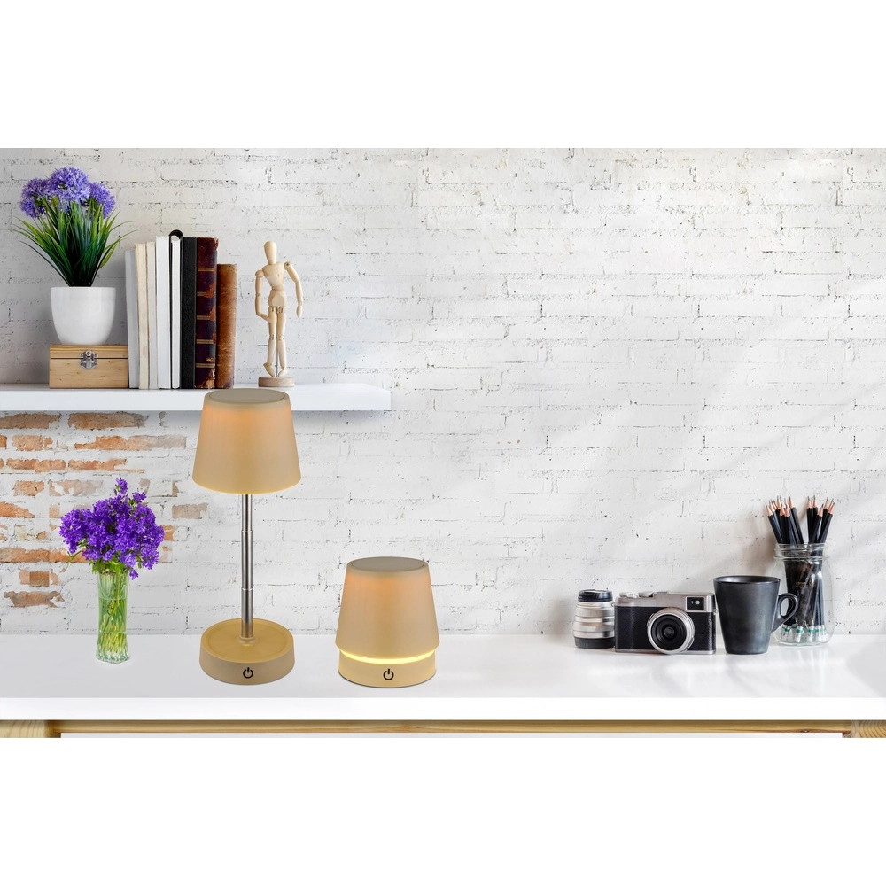 Lampe de table moderne Carlos Brun sable rechargeable Globo 9007371453061