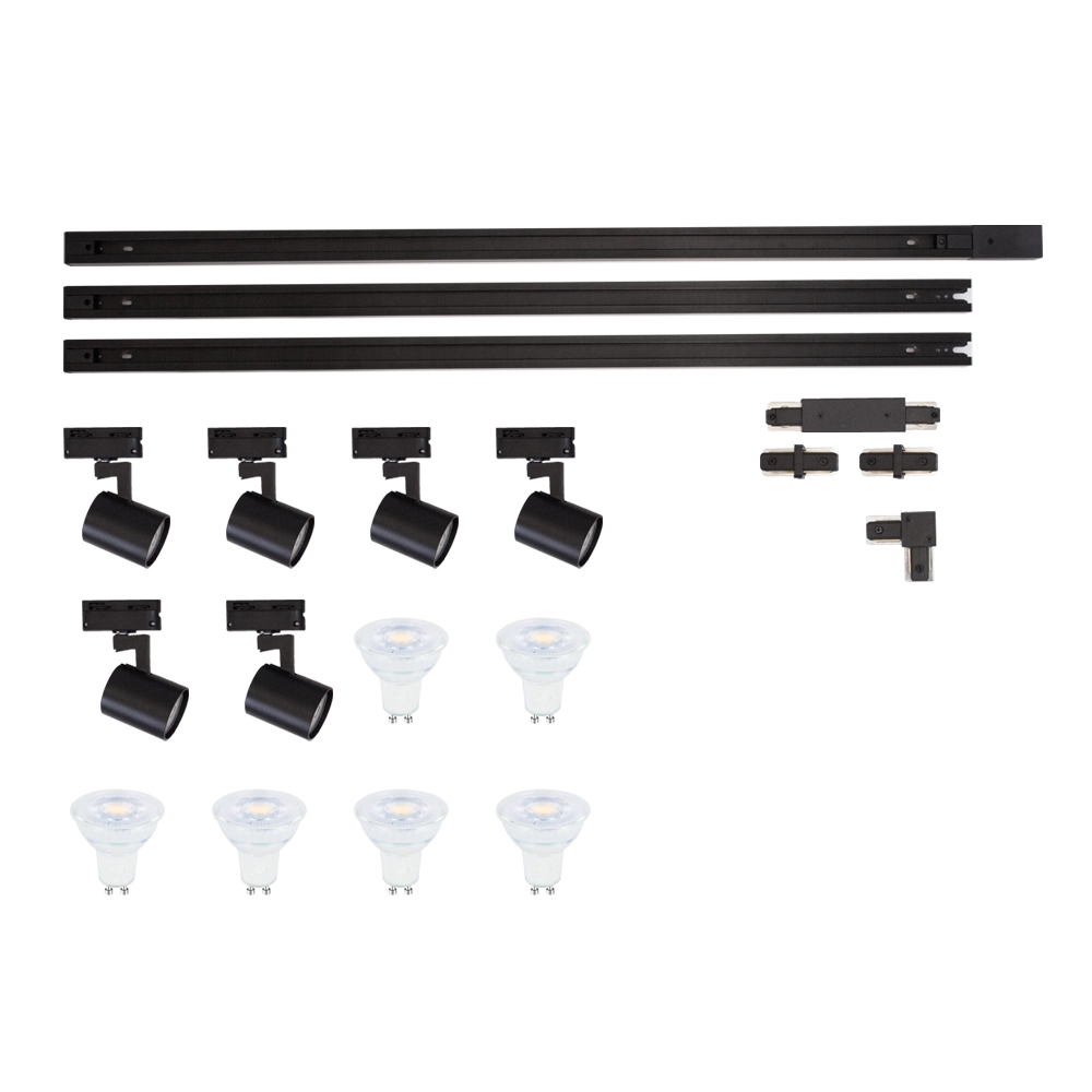 Raillage de 3 mètres Unik avec 6 projecteurs