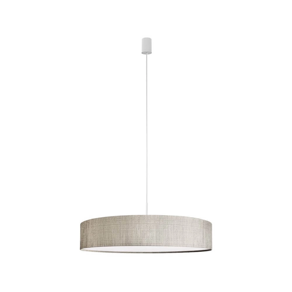 Lampe à suspension grise Turda Ø 65 cm