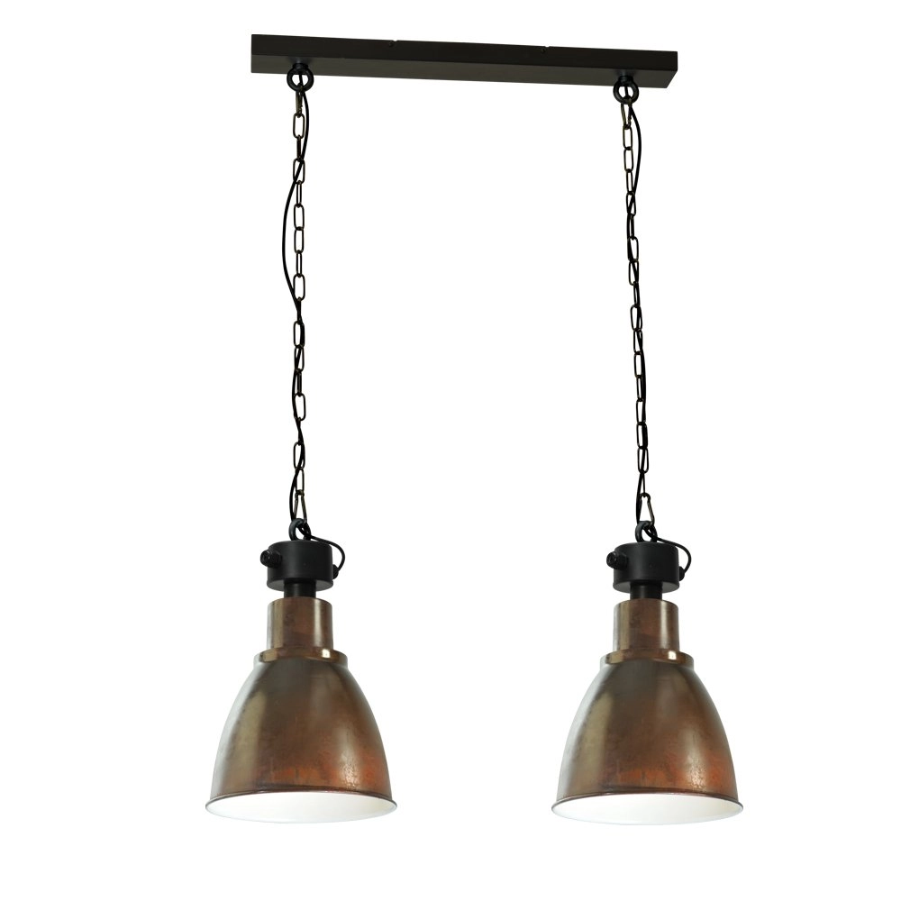 Lampe de salle à manger Industria 2x27 Rural Lampe de salle à manger Industria 2x27 Rural