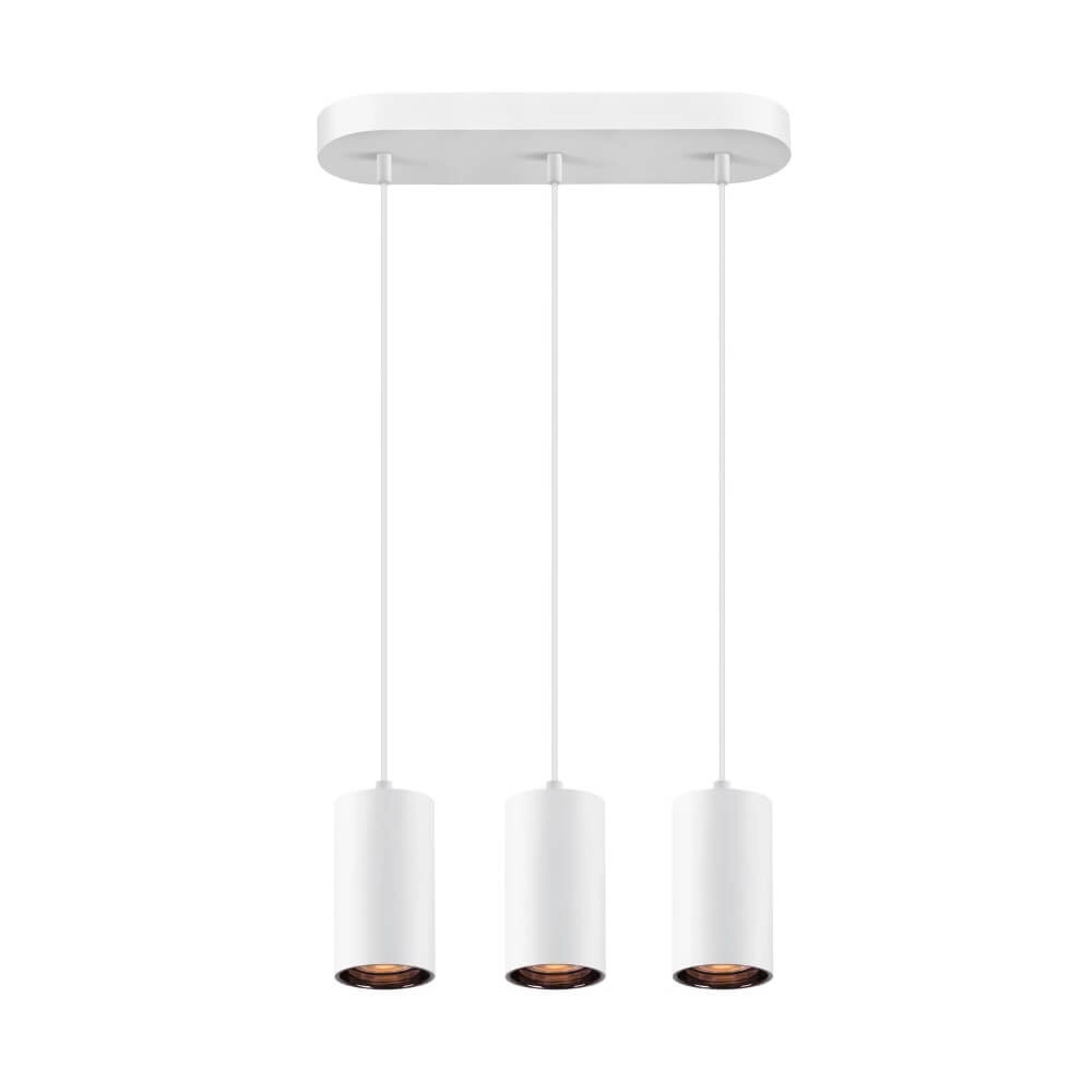 Lampe suspendue Asto Tube blanc 3x GU10 SLV 4024163266048