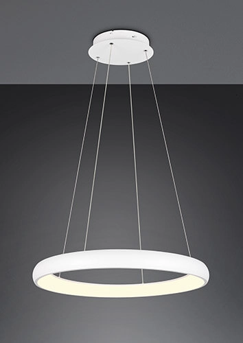 Lampe suspendue LED Cardona blanc - Ø 75cm