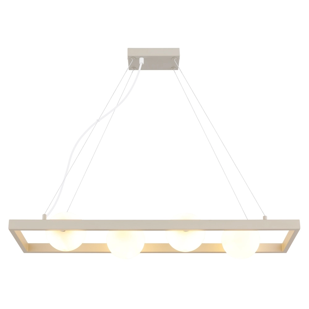 Lampe pendante de conception Nanda brun sable Globo 9007371576036
