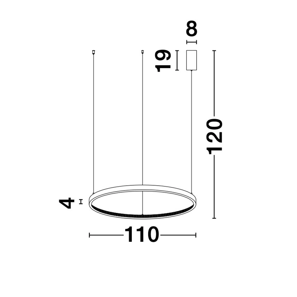 Suspension Preston or Ø 100cm Lyora 5212017424099