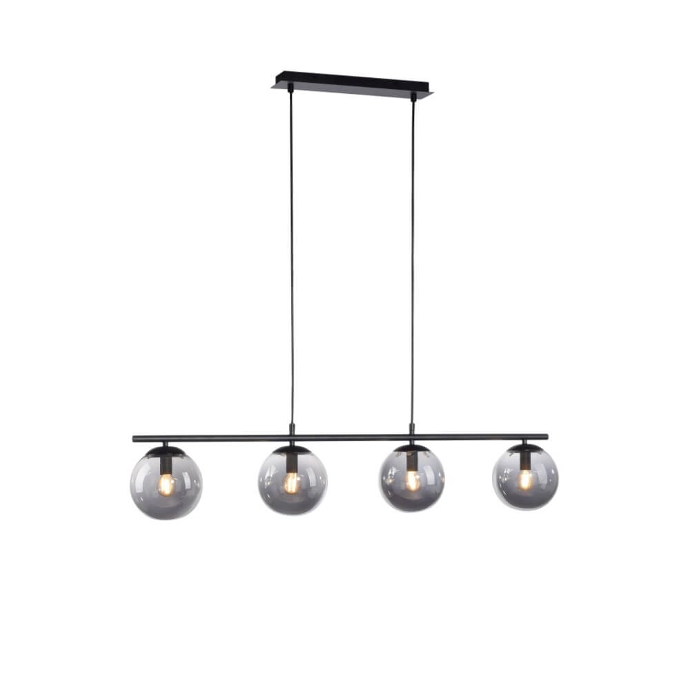 Lampe suspendue noire Big Widow 4 lumières Lampe suspendue noire Big Widow 4 lumières