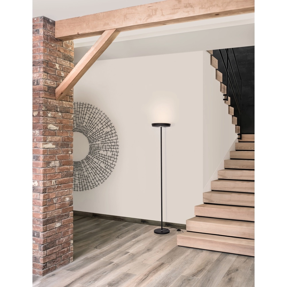 Lampadaire Viti noir Lyora 5212017426468