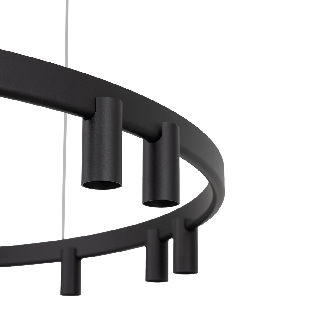 Lampe pendante de conception Fourty noir Ø 116cm Lyora 5903139122887
