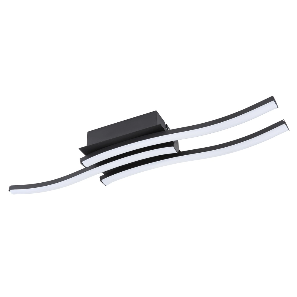 Lampe de plafond à design Kasimir Noir Globo 9007371418305