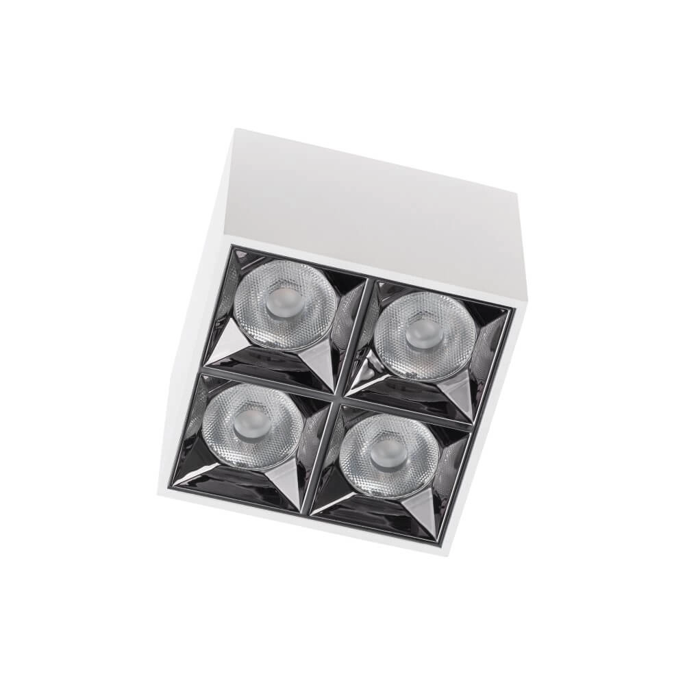 Spot en saillie blanc Midi Led 2x2 LED - 4000K
