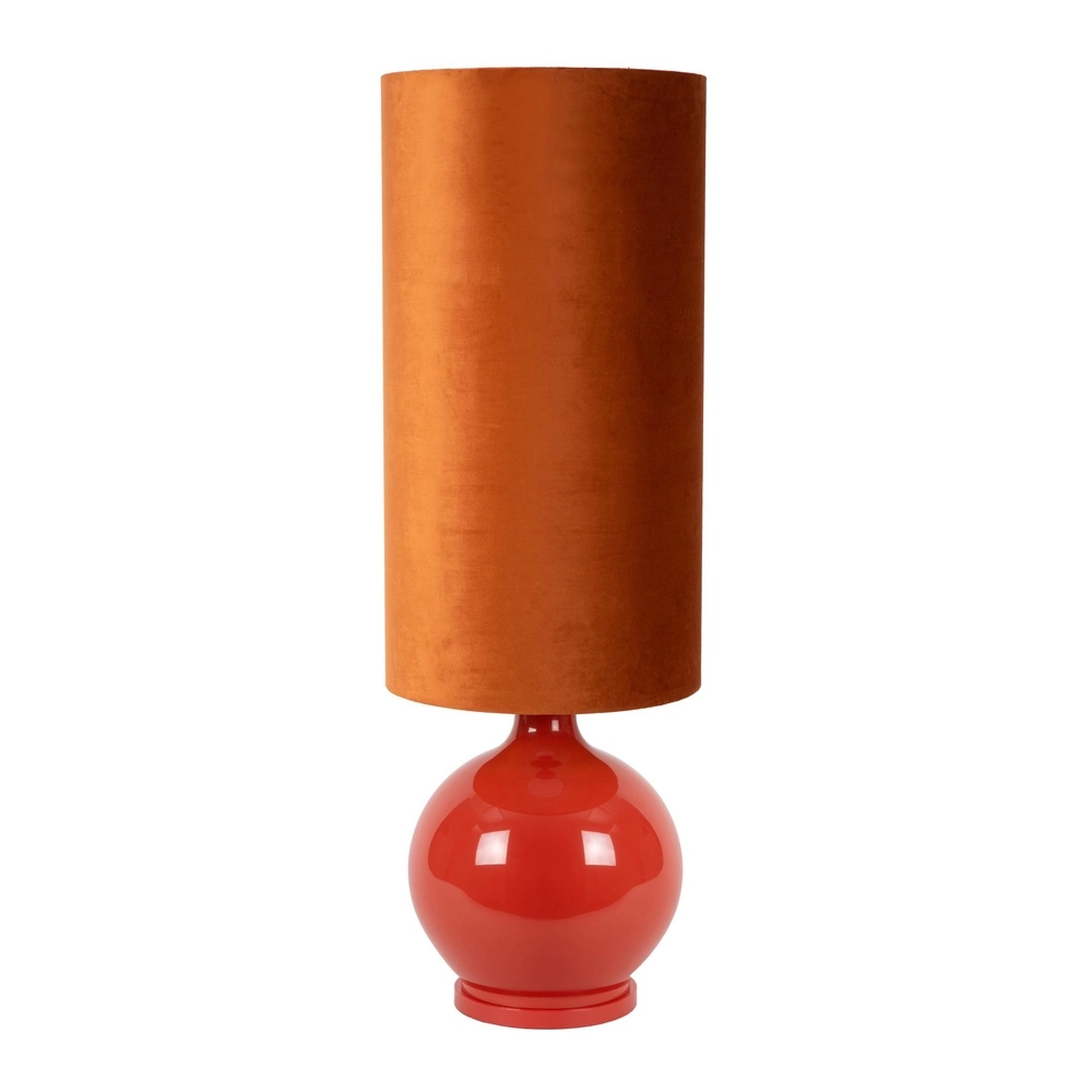 Lampe de pied Esterad orange