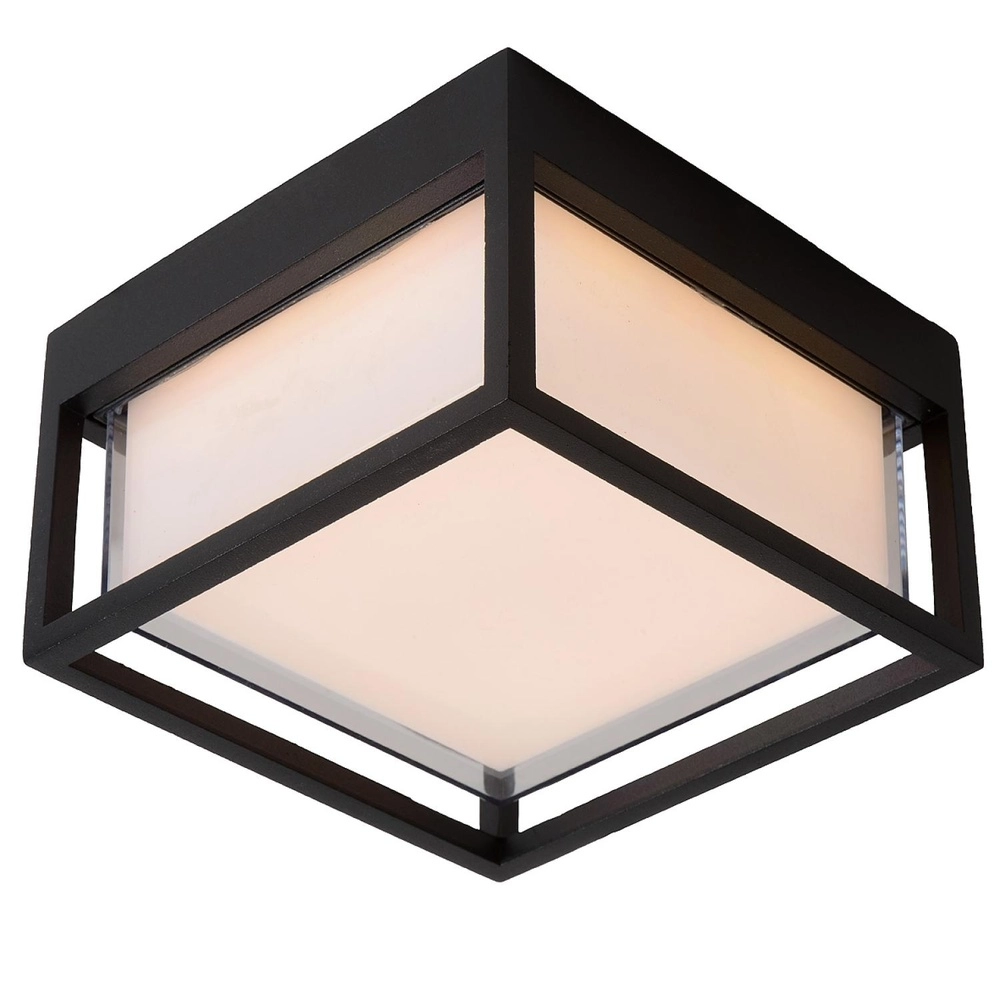 Lampe murale de conception Singa Led IP54 noir Lucide 5411212151827
