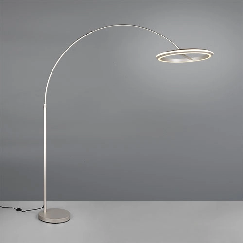 Lampe de pied Amador nickel