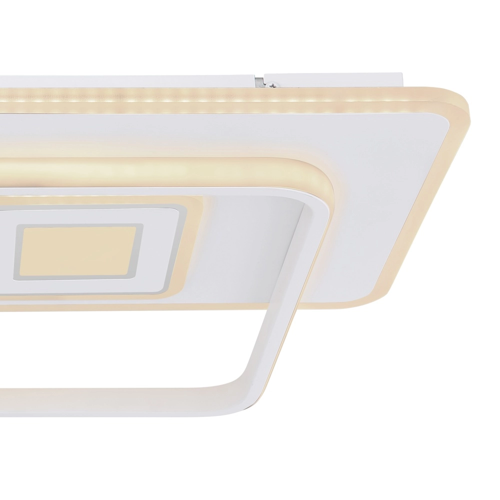 Lampe de plafond à design Roderick rectangle blanc 3000-6000K Globo 9007371411528