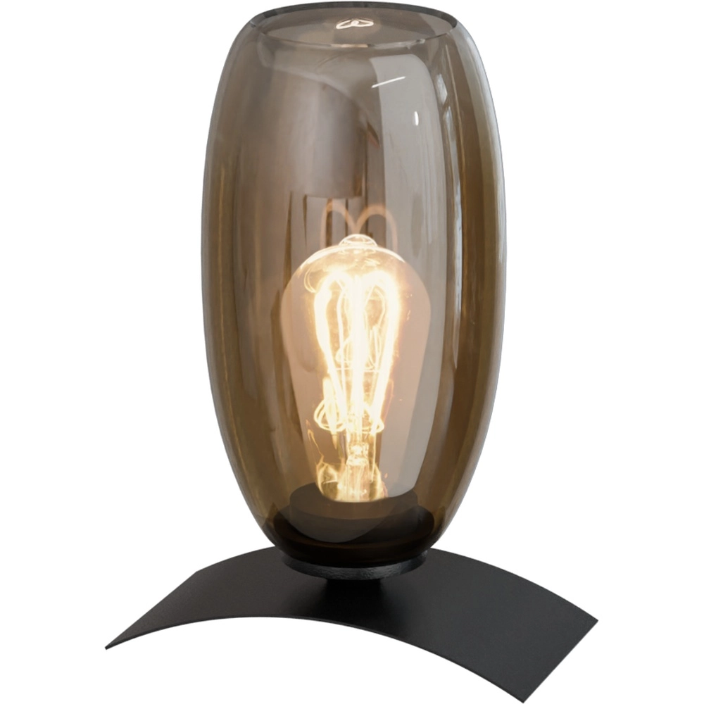 Lampe de table Olive Verre de 12,5 cm Ø - noir