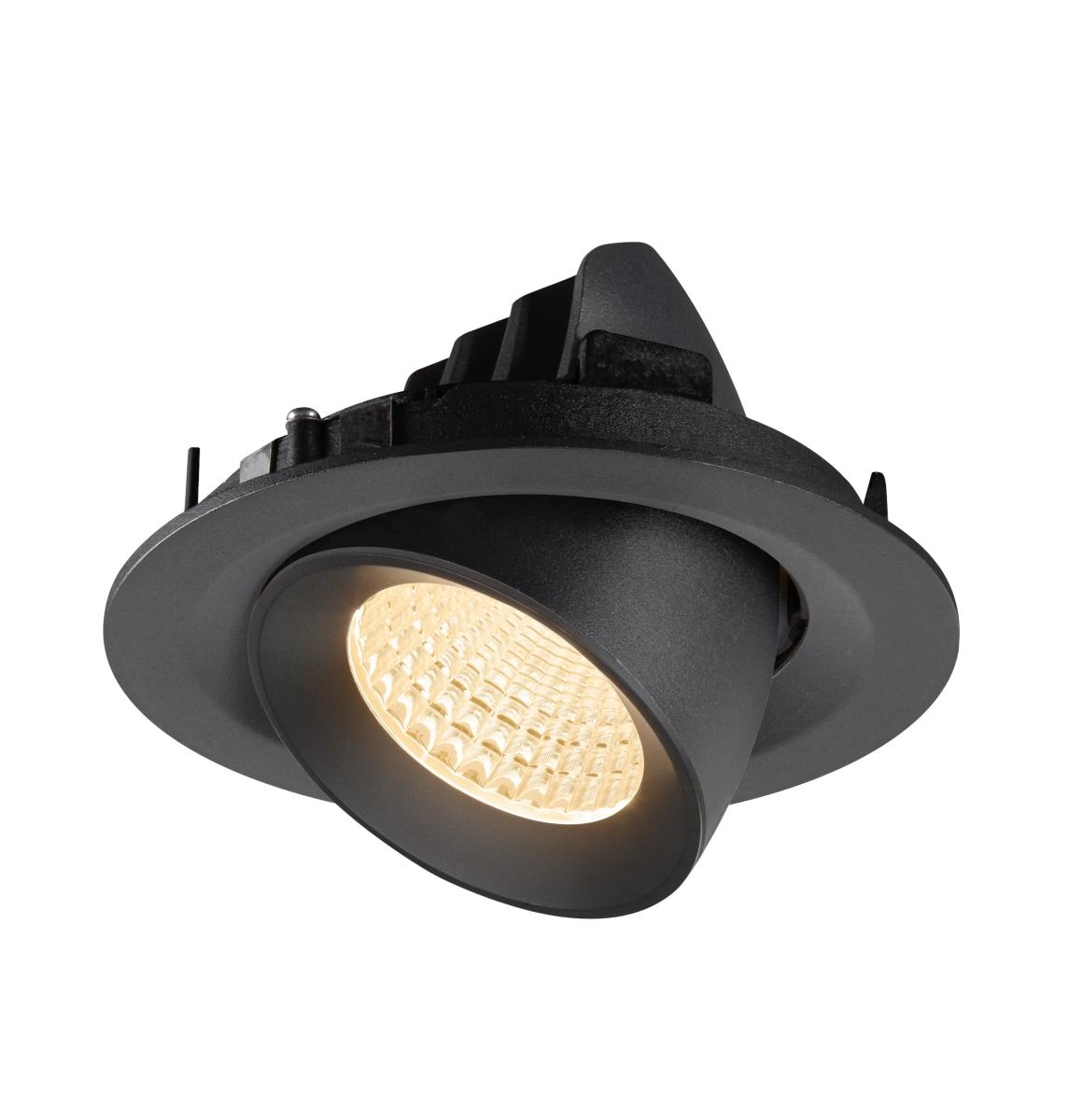 Spot encastré Numinos Gimble M noir 2700K - 55 deg SLV 4024163312073