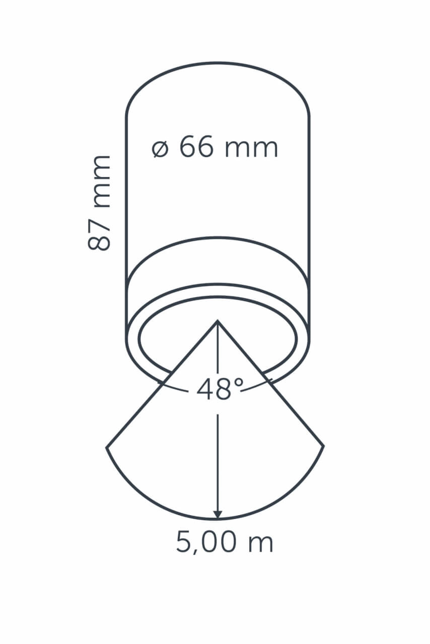 Spot de plafond Scope Ceiling LED 12 volts In-lite 8717051004551