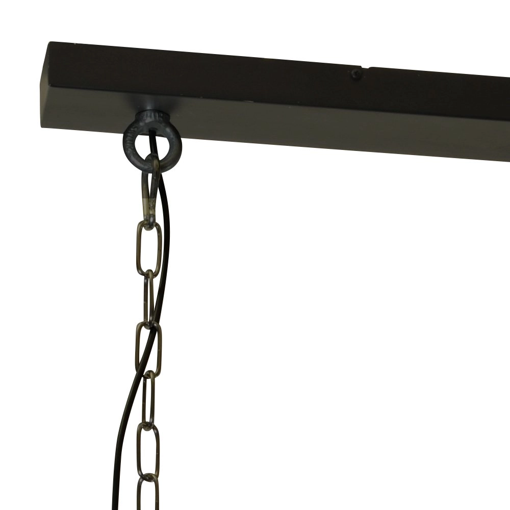 Lampe de salle à manger Industria 2x27 Bud cuivre rouge avec du noir Masterlight 8718121229430