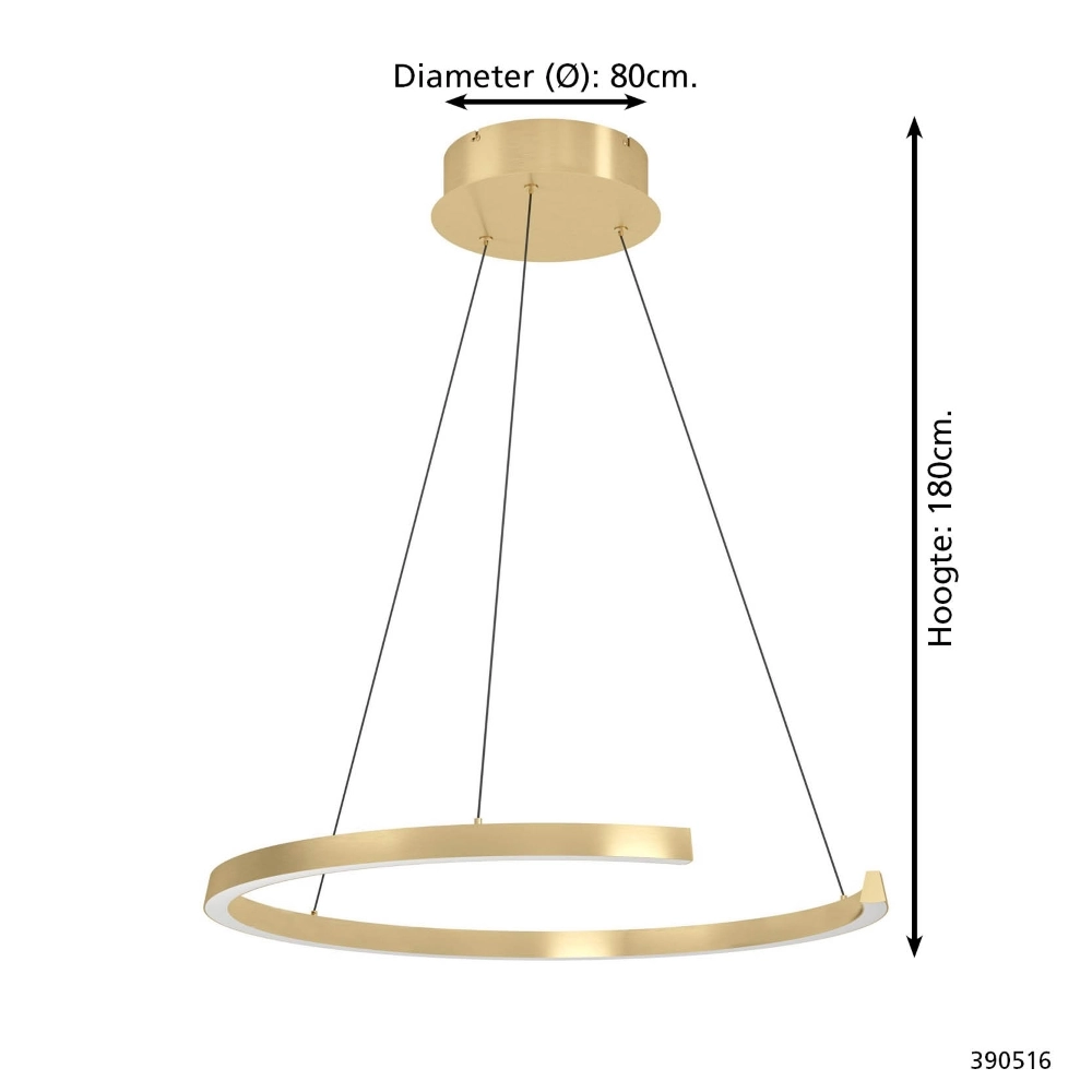 Design pendant lamp Labonete adjustable gold Stars of Light 9008606357727