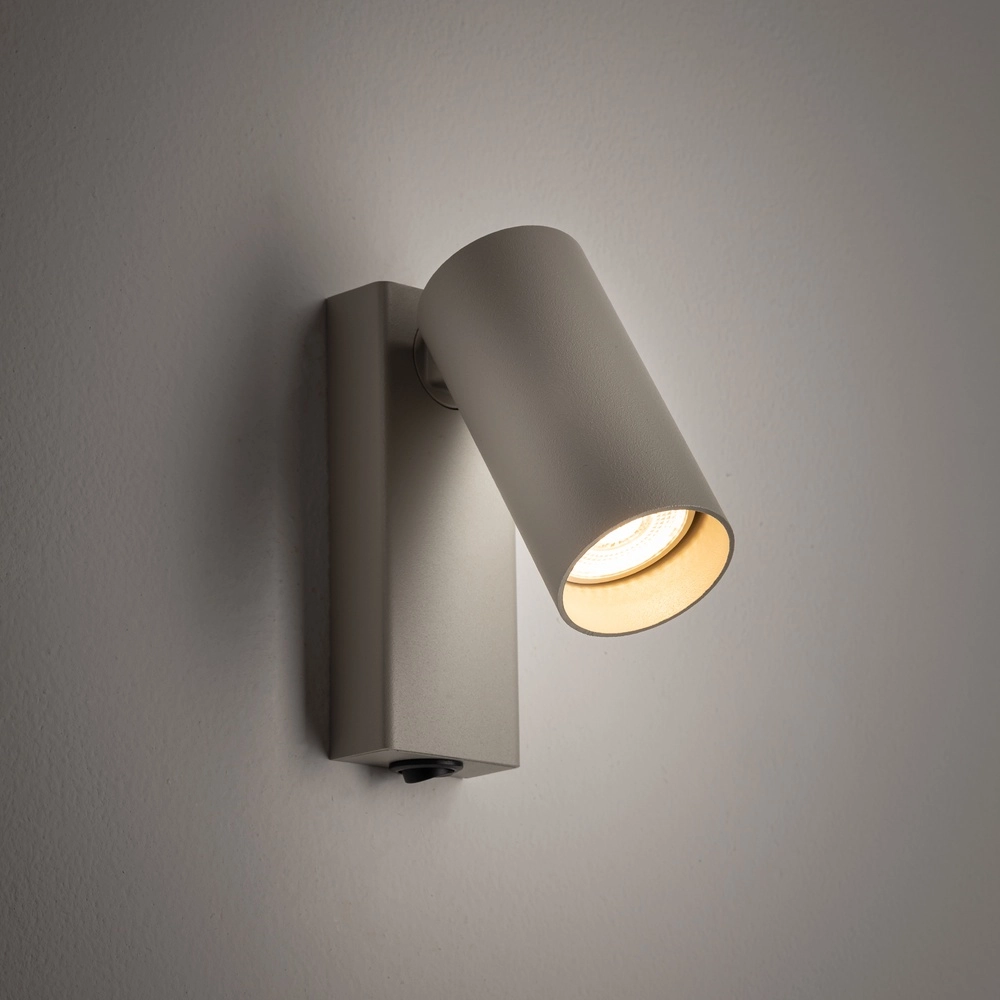 Projecteur directionnel Fourty avec interrupteur - gris clair Lyora 5903139117654