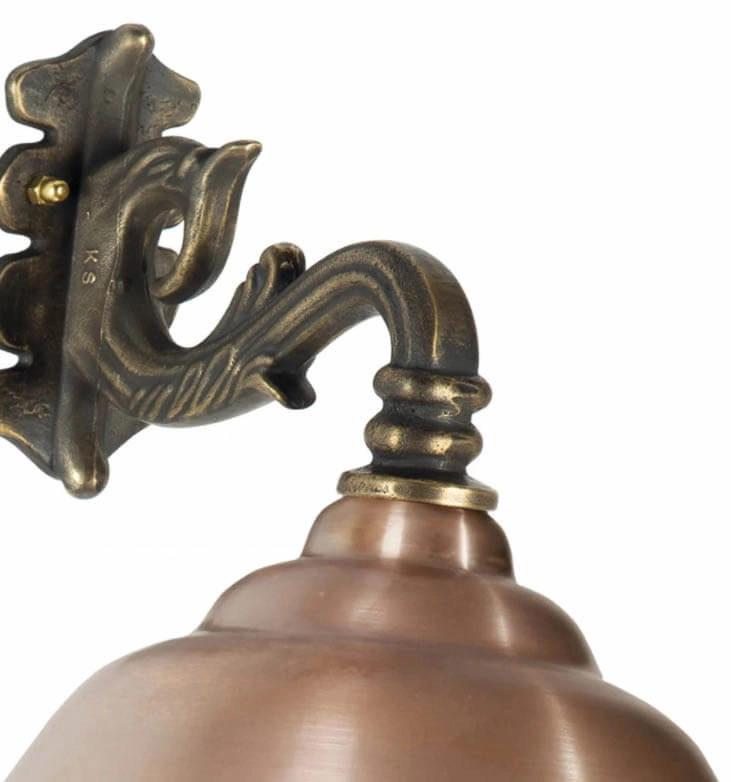 Applique en bronze Chateau avec abat-jour en cuivre KS 8714732129602