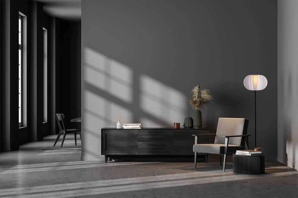 Lampadaire design Arena avec capuche blanche Masterlight 8718121304106