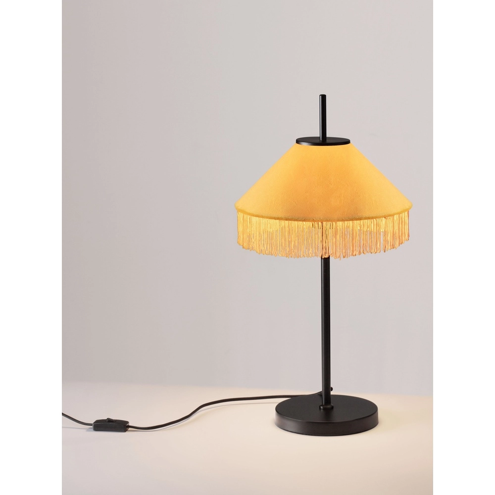 Lampe de table Tiffany Velvy jaune Lyora 5212017493798