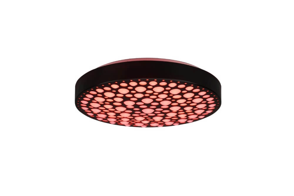 Plafonnier LED RVB Chizu Ø 40cm - noir Trio 4017807538328