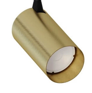 Spot de plafond doré Mono Long inclinable Lyora 5903139773195