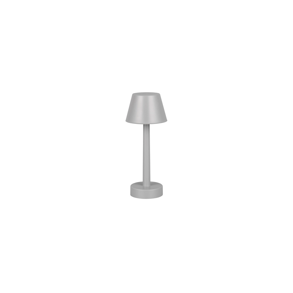 Lampe de table rechargeable Vidal gris Trio 4017807644845