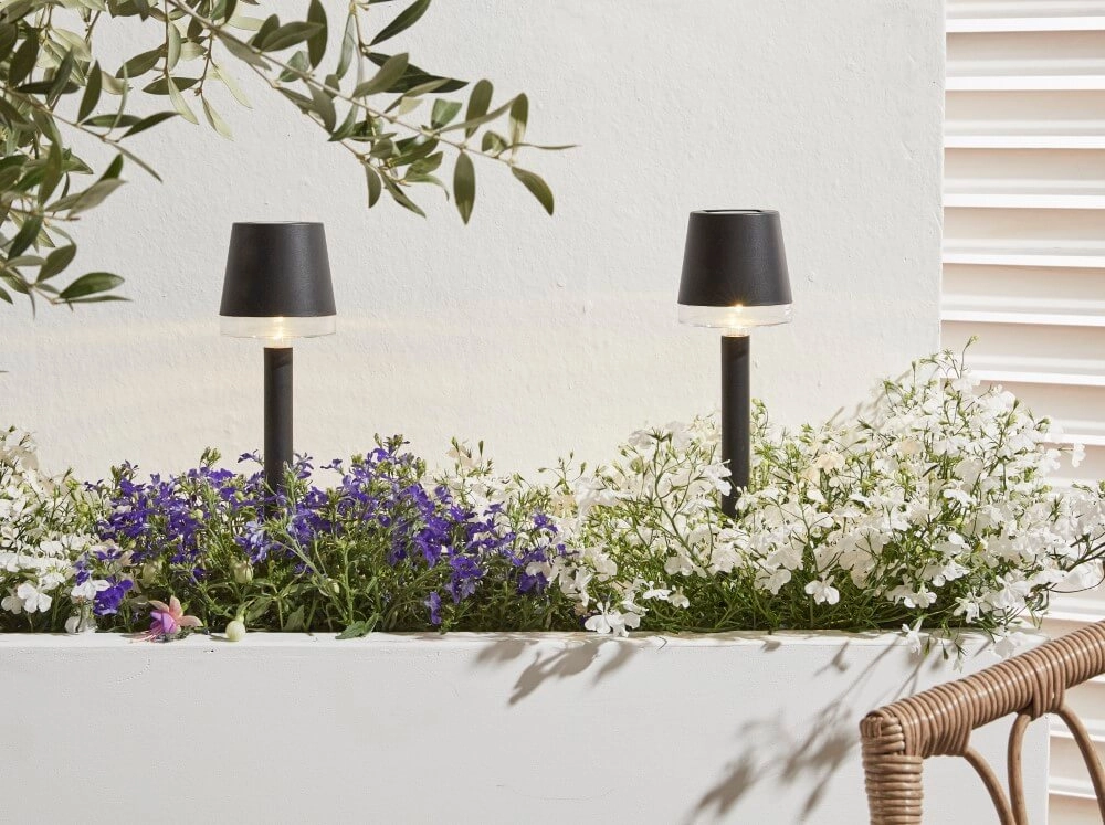 Lampe solaire Cala Dor lot de 4 Luxform 8719099204849