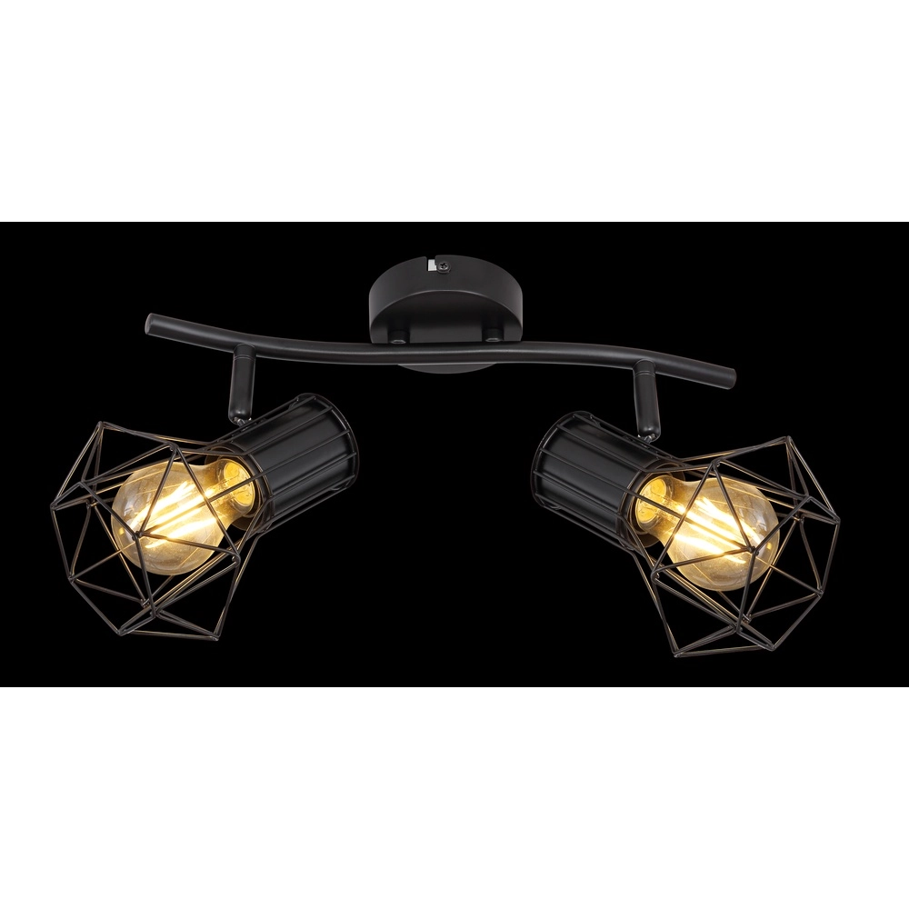 Lampe de plafond Priska 2-noir clair Globo 9007371400171