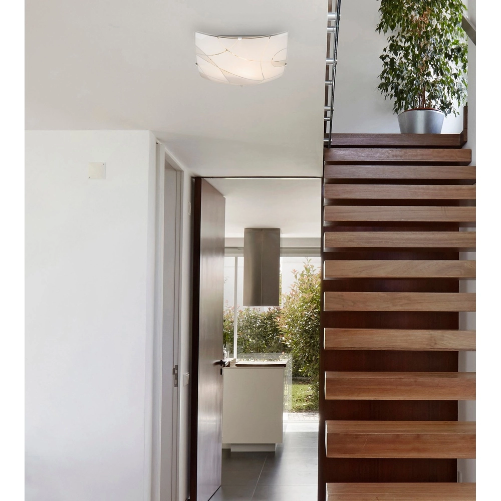 Éclairage de plafond Paranja blanc 25x25cm Globo 9007371329281